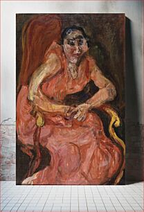 Πίνακας, Woman in Pink (c.1924) by Chaïm Soutine