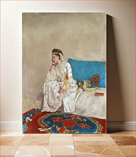 Πίνακας, Woman in Turkish Dress, Seated on a Sofa by Jean Etienne Liotard