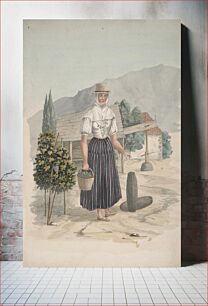 Πίνακας, Woman of El Miradero, Tenerife