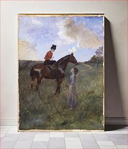 Πίνακας, Woman on Horseback and Shepherdess, Jean-Louis Forain