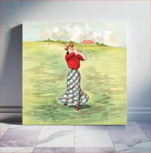 Πίνακας, Woman playing golf (1904)