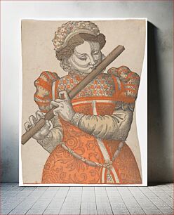 Πίνακας, Woman Playing the Flute