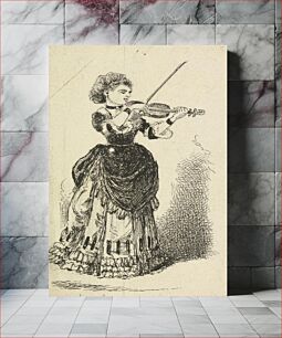 Πίνακας, Woman playing the Violin