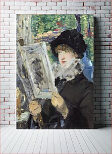 Πίνακας, Woman Reading (ca. 1880–1881) by Édouard Manet