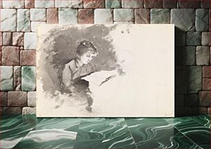 Πίνακας, Woman reading, Maria Wiik