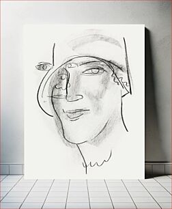 Πίνακας, Woman's head and face (ca. 1891–1941) by Leo Gestel