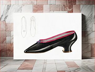 Πίνακας, Woman's Slippers Woman's Slippers vintage illustration, remixed from the artwork by Esther Hansen