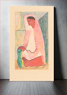 Πίνακας, Woman with a vase by Mikuláš Galanda