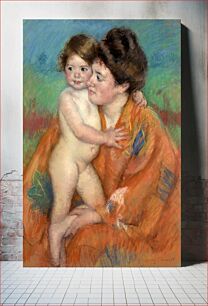 Πίνακας, Woman with baby (ca.1902) by Mary Cassatt