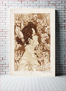 Πίνακας, Woman with flowering tree