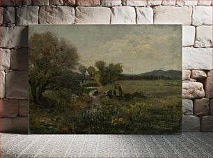 Πίνακας, Women at the creek by László Mednyánszky