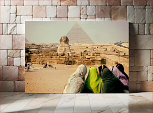 Πίνακας, Women Visiting the Sphinx and Pyramids Γυναίκες που επισκέπτονται τη Σφίγγα και τις Πυραμίδες
