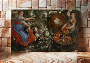 Πίνακας, Women with vegetables, Joachim Beuckelaer