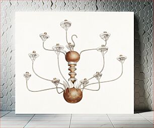 Πίνακας, Wood and Tin Chandelier (ca.1937) by George Constantine