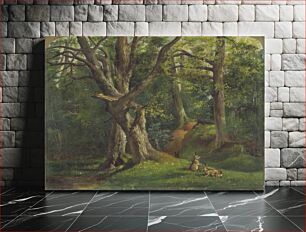 Πίνακας, Woodland scene with rabbits