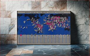 Πίνακας, World map of the major tropical diseases
