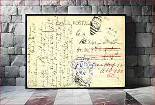 Πίνακας, World War I postcard