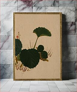 Πίνακας, Worm on Green Leaved Plant