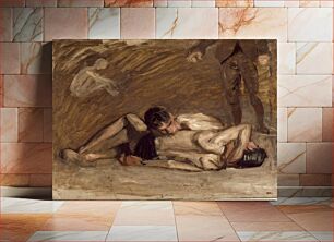 Πίνακας, Wrestlers by Thomas Eakins