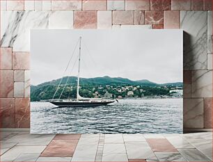 Πίνακας, Yacht on Coastal Waters Γιοτ στα παράκτια νερά