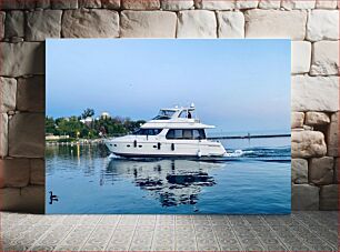 Πίνακας, Yacht on Serene Water Γιοτ στο γαλήνιο νερό