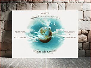 Πίνακας, Yaggy's geographical study [title page]: comprising physical, political, geological and astronomical geography (1887) by Levi W. Yaggy