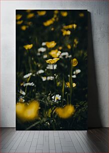 Πίνακας, Yellow and White Blossoms Κιτρινοάσπρα άνθη