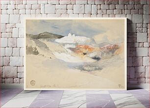 Πίνακας, Yellowstone, Hot Springs, Thomas Moran