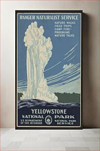 Πίνακας, Yellowstone National Park, Ranger Naturalist Service