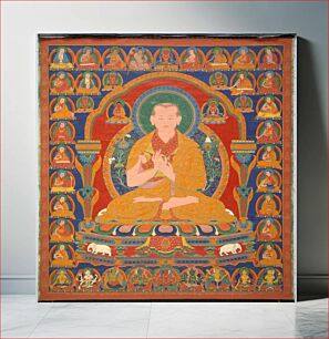 Πίνακας, Yong Zin Khon Shogpel: Seventh Abbot of Ngor Monastary, Tibet
