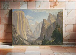 Πίνακας, Yosemite Valley, looking east from the Mariposa Trail