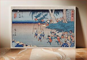 Πίνακας, Yoshida, Tennō Festival on the Fifteenth Day of the Sixth Month by Utagawa Hiroshige