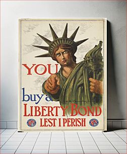 Πίνακας, You buy a Liberty Bond lest I perish