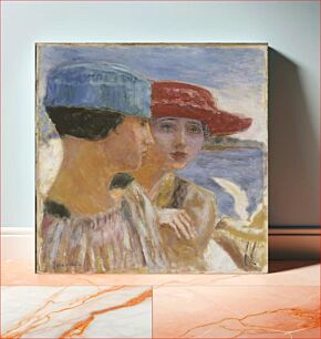 Πίνακας, Young girls with seagull (1917) by Pierre Bonnard