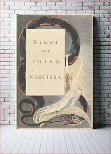 Πίνακας, Young's Night Thoughts, Page 43, "Night the Third, Narcissa."