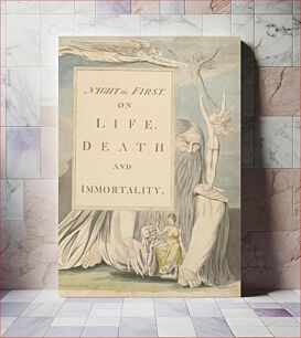 Πίνακας, Young's Night Thoughts, Title Page, "Night the First, on Life, Death and Immortality."