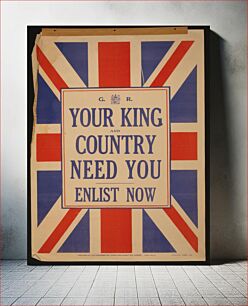 Πίνακας, Your king and country need you. Enlist now H.W. & V. Ld