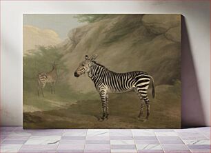 Πίνακας, Zebra (1803) by Jacques–Laurent Agasse