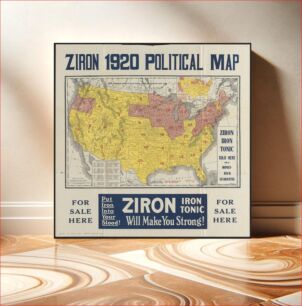 Πίνακας, Ziron 1920 political map