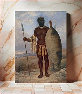 Πίνακας, Zulu Man by Antonion Zeno Shindler