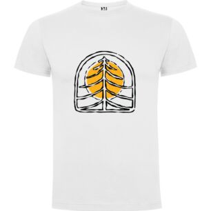 Pine Haven Symmetry Tshirt σε χρώμα Λευκό Large