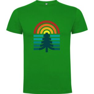 Pine Rainbow Forest Tshirt