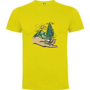 Pine Tree Handcrafted Harmony Tshirt σε χρώμα Κίτρινο XLarge