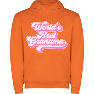 Pink Grandma's Cutest World Φούτερ με κουκούλα