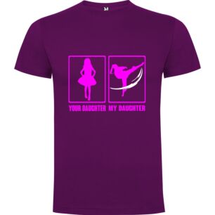 Pink Karate Daughter Rendition Tshirt