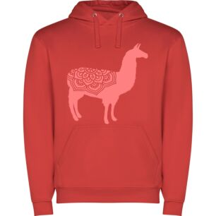 Pink Llama Delight Φούτερ με κουκούλα