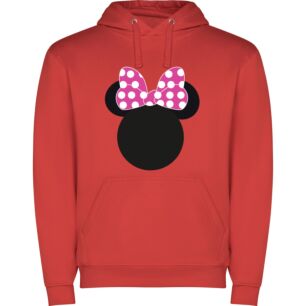 Pink Minnie Mouse Icon Φούτερ με κουκούλα
