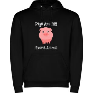 Pink Porcine Passion: Pigs! Φούτερ με κουκούλα