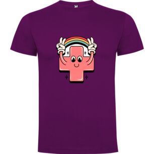 Pink Rainbow Mascot Disco Tshirt