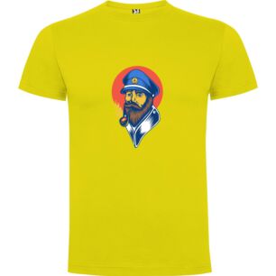 Pipe-Smoking Ship Captain Tshirt